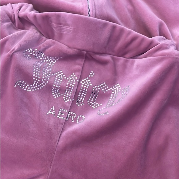 Pink Velour Hoodie and Pants Set - Picture 4 of 5